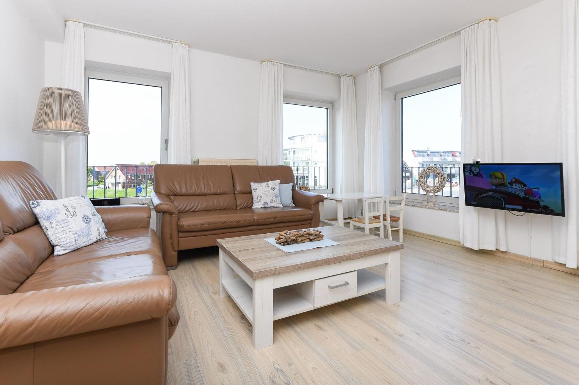 Ferienwohnung Haus Hafenblick Bensersiel Exterior foto